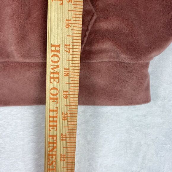 American Eagle Sweater Womens Extra Small Velvet Hooded Front Pocket Casual - Picture 5 of 8